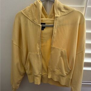 GAP butter yellow hoodie